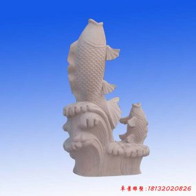 魚(yú)噴泉雕塑