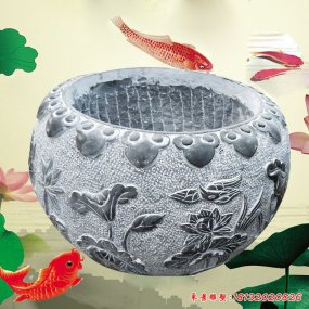 青石雕魚缸