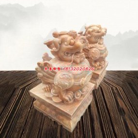 石雕貔貅一對(duì)