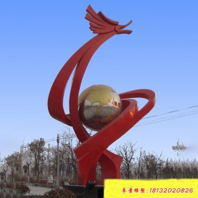雕塑抽象龍