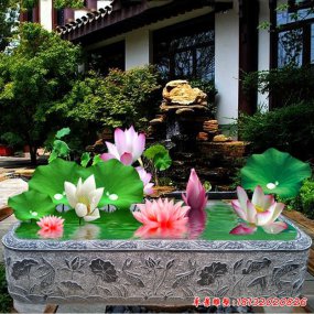 石雕仿古水缸