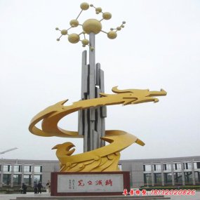 十二生肖龍的雕塑