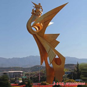 鳳凰涅盤(pán)雕塑