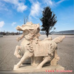 石頭麒麟雕塑