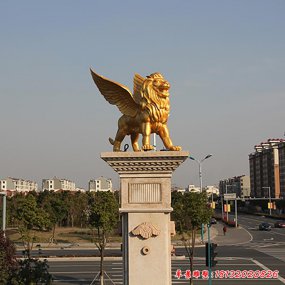 西方獅子雕塑