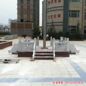 升旗臺的景色