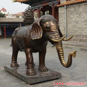 鑄銅大象雕塑
