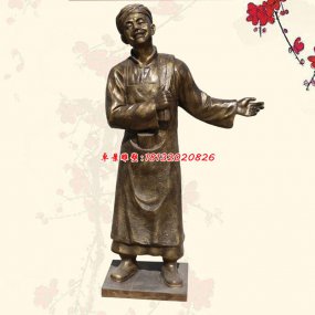 玻璃鋼商場(chǎng)迎賓雕塑