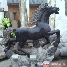 石雕仿古馬
