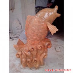 石雕魚噴頭