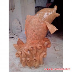 石雕魚(yú)噴頭