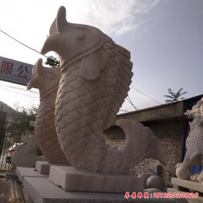 石雕魚(yú)噴水龍頭