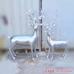不銹鋼動(dòng)物抽象雕塑