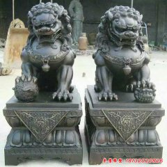 銅獅子擋煞
