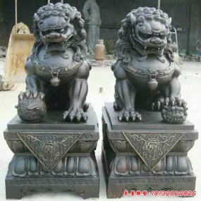 銅獅子擋煞