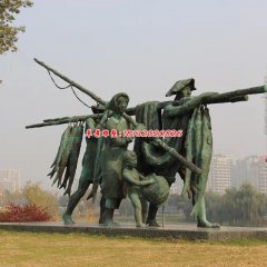 父與子銅雕塑