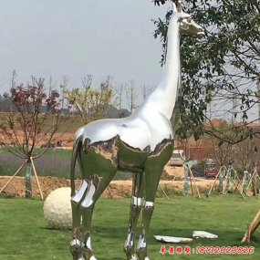 不銹鋼動(dòng)物景觀雕塑